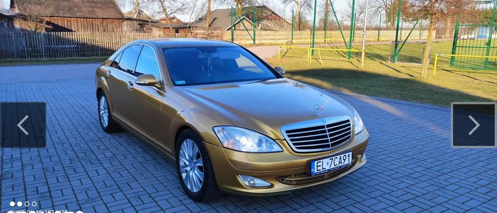 łask Mercedes-Benz Klasa S cena 34900 przebieg: 240000, rok produkcji 2008 z Łask